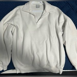 Aritzia Boyfriend Polo Sweatshirt